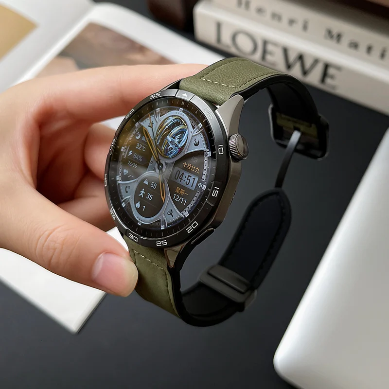 Accessories For Galaxy Watch 5 - Correa De silikon Cuero untuk jam