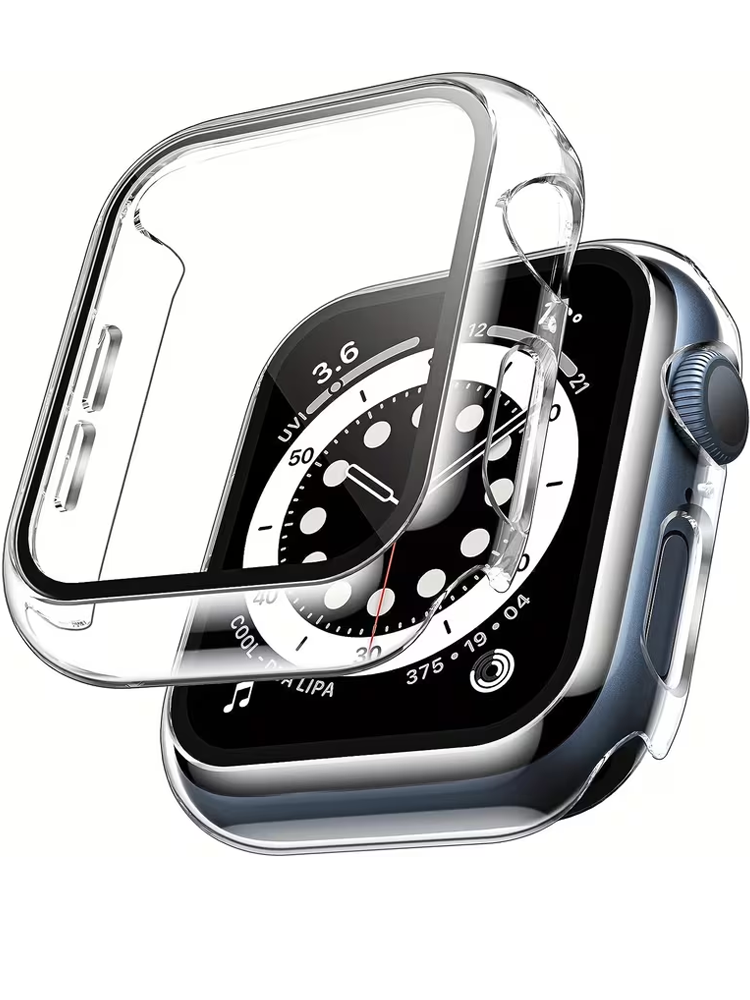 Smartwatch Case - 2 Buah Casing Kaca Tempered untuk