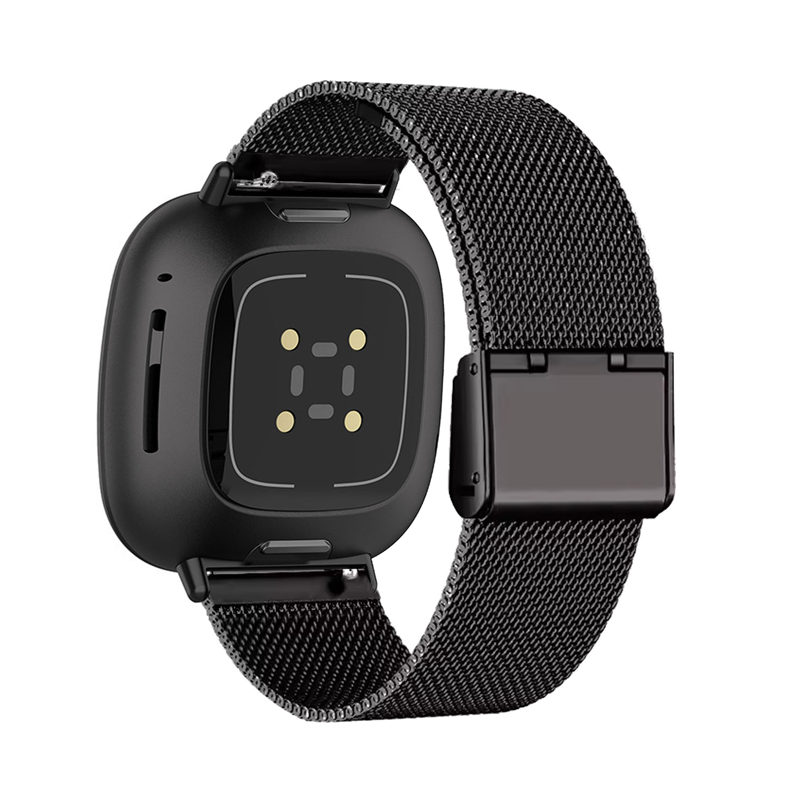 Stainless Mesh Band - Tali Logam untuk Fitbit Versa 4/Versa