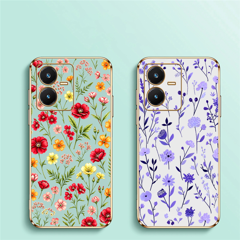 Casing Motif Bunga Lucu Untuk  - Vivo V40 ulasan dan harga