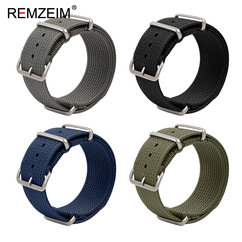 Tali jam nilon bergaris baru 1 - Nylon Nato Strap ulasan dan harga