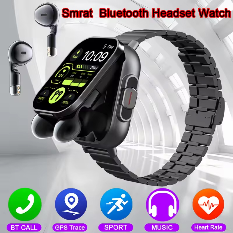 Jam Tangan Pintar NFC TWS Head - Smartwatch Headset ulasan dan harga
