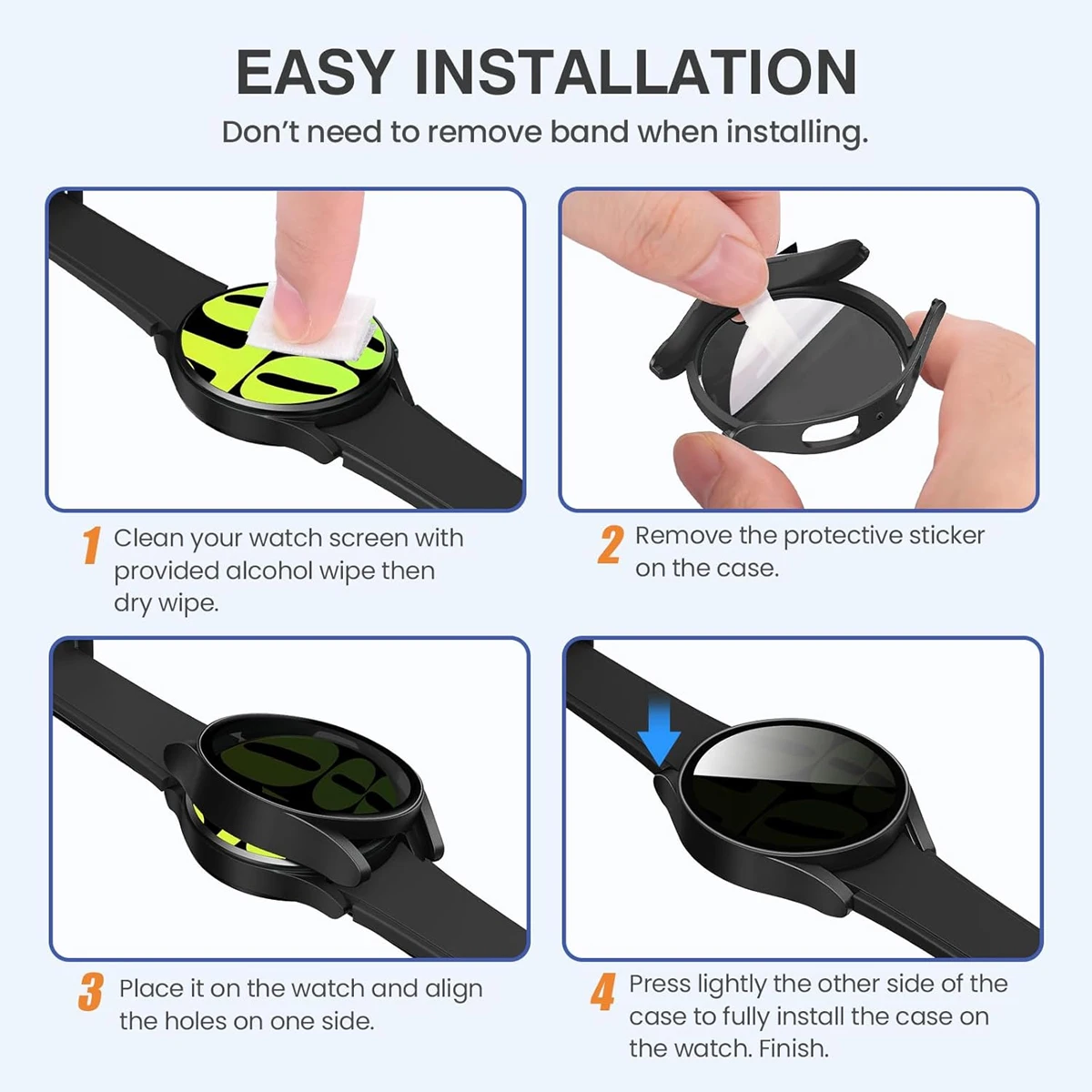 Casing Kaca + Tali untuk Jam T - Accessories For Galaxy Watch 5 ulasan dan harga