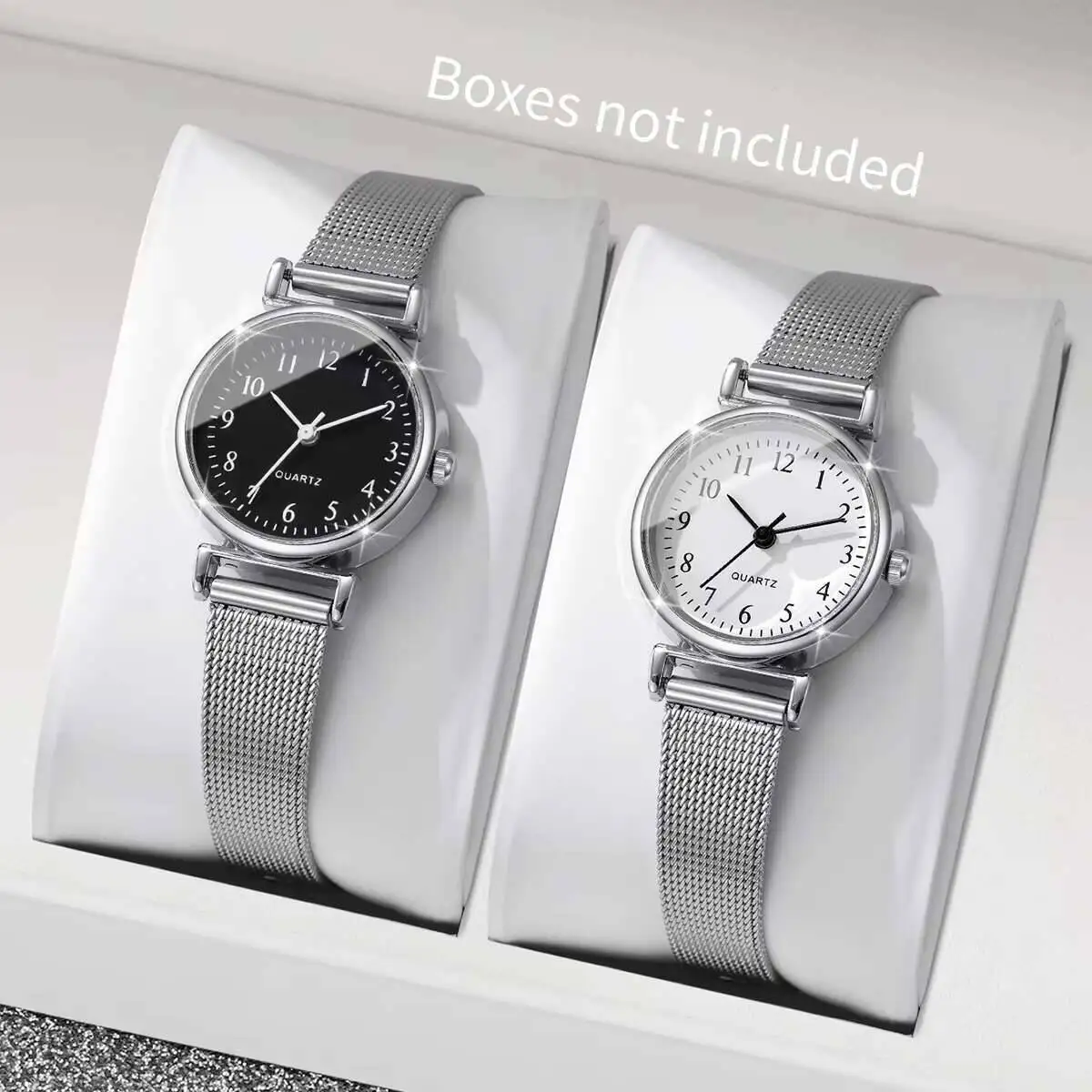 1/2 Buah Jam Tangan Wanita Mod - Stainless Mesh Band ulasan dan harga