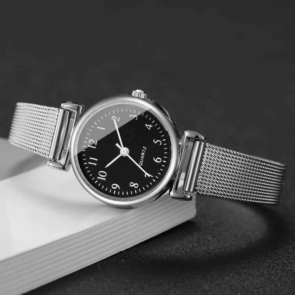 1/2 Buah Jam Tangan Wanita Mod - Stainless Mesh Band ulasan dan harga