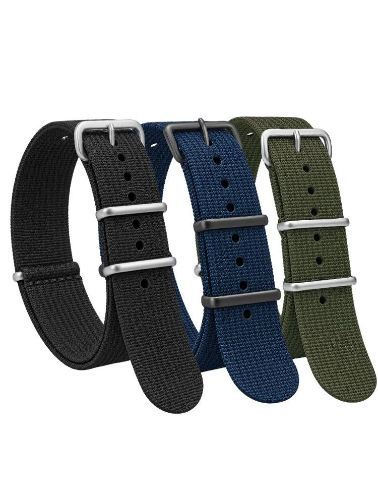 Tali Nilon Bergaris untuk Peng - Nylon Nato Strap ulasan dan harga